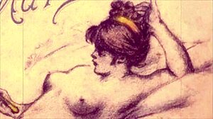 Vintage erotic illustration from Japan