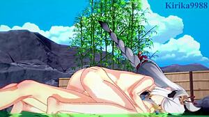 Teen Shenhe And Lumine Join Miko Yae And Raiden Shogun In Bold Futanari Creampie Sex