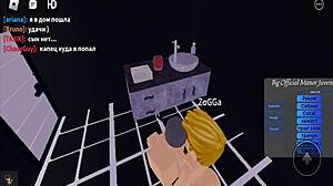 two guys in roblox getting it on, casual gay fun.