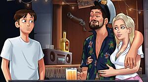 Just played Summertime Saga 130, diving into wild cartoon anime adventures