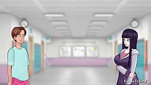 hot therapist gives blowjob to needy client