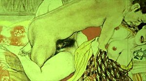 Vintage Erotic Drawings Contrast Retro Asian Hentai