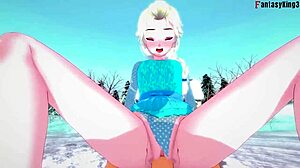 elsa gets fucked night before xmas in pov frozen fantasy