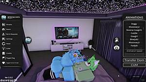 Roblox Furry Gay Duo Engages in Steamy Oral Action