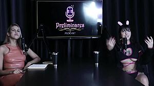 Damn, Wanna Join a Wild One Piece Cosplay Orgy with Yummi Paradise in Sheer Red?