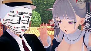 Belfast Lures Me for Lunch in Sheer Fantasy POV Hentai Movie