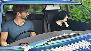 Cartoon hentai kitchen fuck explodes with riding action and motorcycle ride thrill!