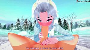 elsa gets fucked night before xmas in pov frozen fantasy