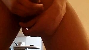 Hot brunette DESIRES interracial SEX with indian guy.