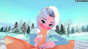 elsa gets fucked night before xmas in pov frozen fantasy