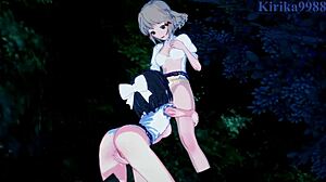 hibiki and miku's wild lesbian hentai play