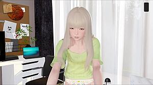 3D Hentai Game Character in Sexy Outfit Gets Clothes RIPPED Apart