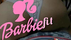 African Brazilian Gay Barbie Fit Takes Cock In White Lace Panties