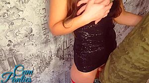 Cum on my panties before we hit the club! 😜