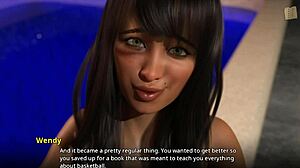 that big tits milf feels so erotic spending time by the pool with cedey in hentai anime