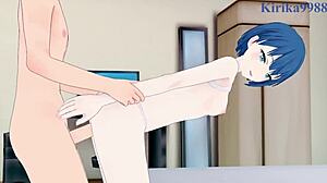 Honami mochizuki and haruka kiritani intense sex - project sekai hentai, with big tits and creampie.