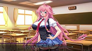 saimin class: japanese girls pregnant unknowingly in hentai classroom