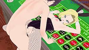 android 18 n chi-chi bunnies bang hard... oops!