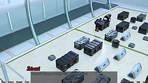 stranded in space, the alien plans to fuck the busty indian milf in this cartoon