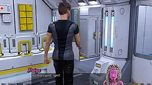 Checking on the hot doctor in space.