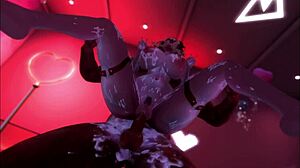 slutty waifu surprises her boyfriend for a romantic night on valentines day