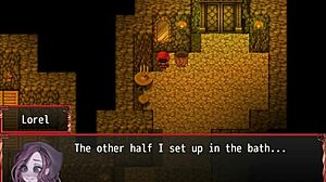 is the harem in another world game getting squirted in the magic bath?