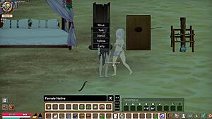 Mad Island Native Girl Explores Crazy Adventures in All Scenes