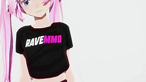 Bratty Anime Girl Rides Big Black Cock in Wild 3D Action