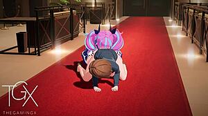 Anime Gaming Nobara in Futanari Jujutsu Hentai Yuri Lesbian Action!