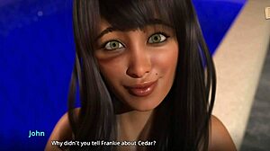 that big tits milf feels so erotic spending time by the pool with cedey in hentai anime