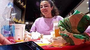 My Step-Brother Controls My Lovense in Public While I Play with Him Outdoors