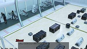 stranded in space, the alien plans to fuck the busty indian milf in this cartoon