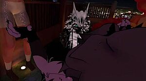 vrchat luna gets gang fucked in cartoon hentai