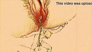 vintage erotic drawings with retro sensual charm