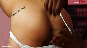 dude, she’s pure fire but he’s the horny devil with a massive cock! 😈