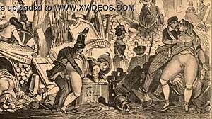 Vintage Erotic Illustration From Classic Cartoon And Anime Styles