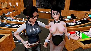 exploring the mysterious harem hotel in this anime game adventure