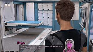 Checking on the hot doctor in space.