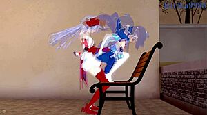 Tsubasa And Maria In Intense Futanari Sex Scene From Symphogear Hentai