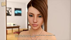 inside jennifer 62, playing the game with hentai anime