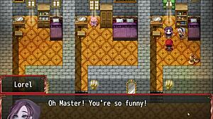 is the harem in another world game getting squirted in the magic bath?