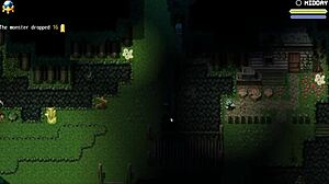 I watch the sexy farmer expose her pussy in Lost Lagoon Harem.