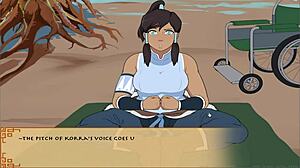 four elements trainer book 4 love part 19 features cartoon hentai with pussy licking scenes