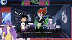 danny phantom talks to spectra in amity park!