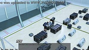 stranded in space, the alien plans to fuck the busty indian milf in this cartoon