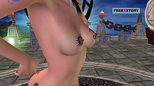 Animated 3D Cartoon Of Indian Teen In Sexy Poses