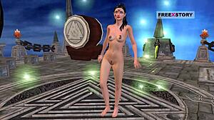 Animated 3D Cartoon Of Indian Teen In Sexy Poses
