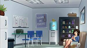 Summertime Saga 76 with Brunette Small Tits in Homemade Erotic Anime Game Scene