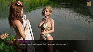 Hey, wanna flirt with this hot brunette in Nursing Back to Pleasure?