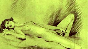 Vintage Erotic Illustration Sparks Wild Retro Anime Fantasies!